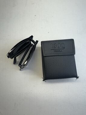 1800 Tequila Foldable Sunglasses with Original Case Compact Black Promotional
